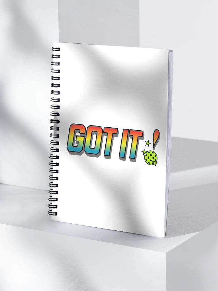 Got It Pickleball Gradient Spiral Notebook product image (1)