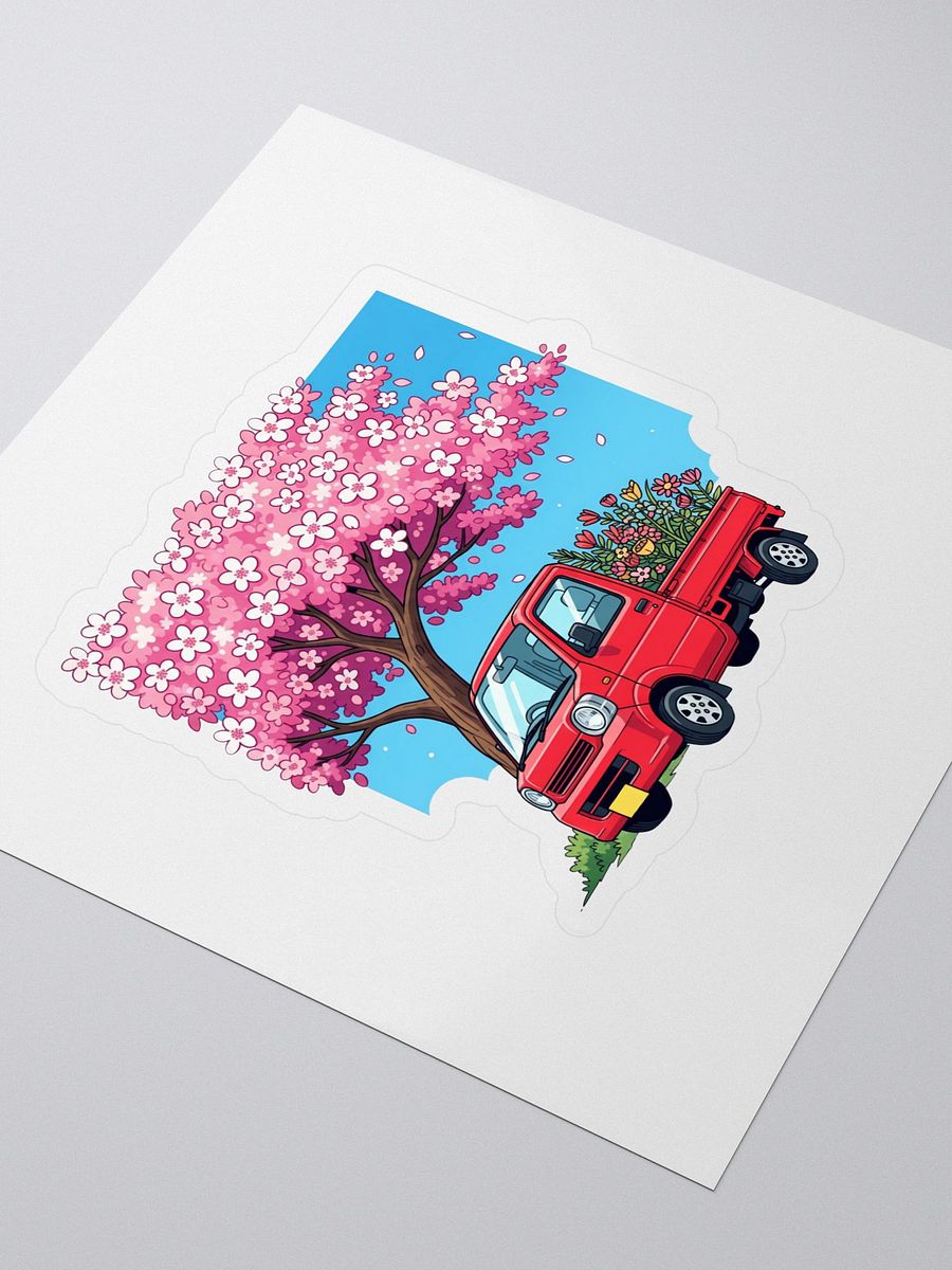 Blossom Kei Truck Spring Sticker product image (3)
