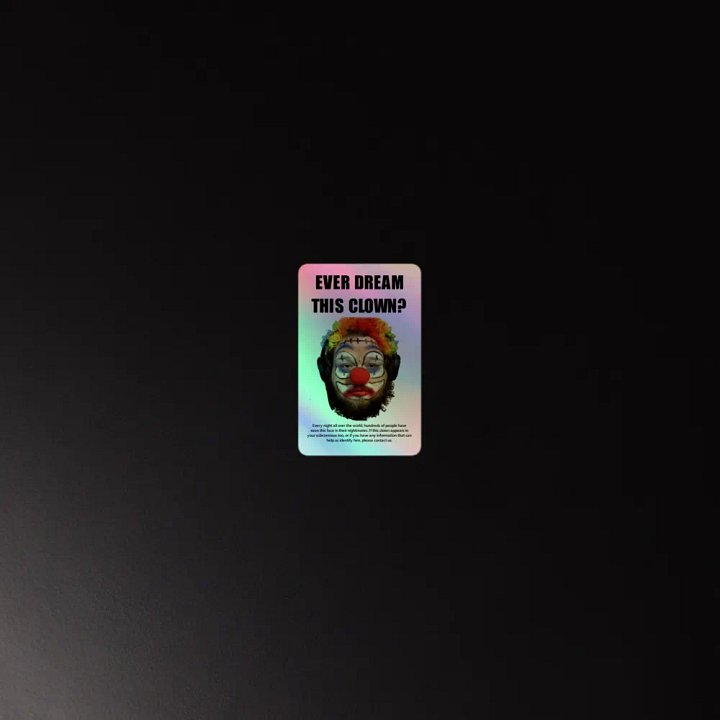 Cheebo The Clown Holo Sticker product image (4)