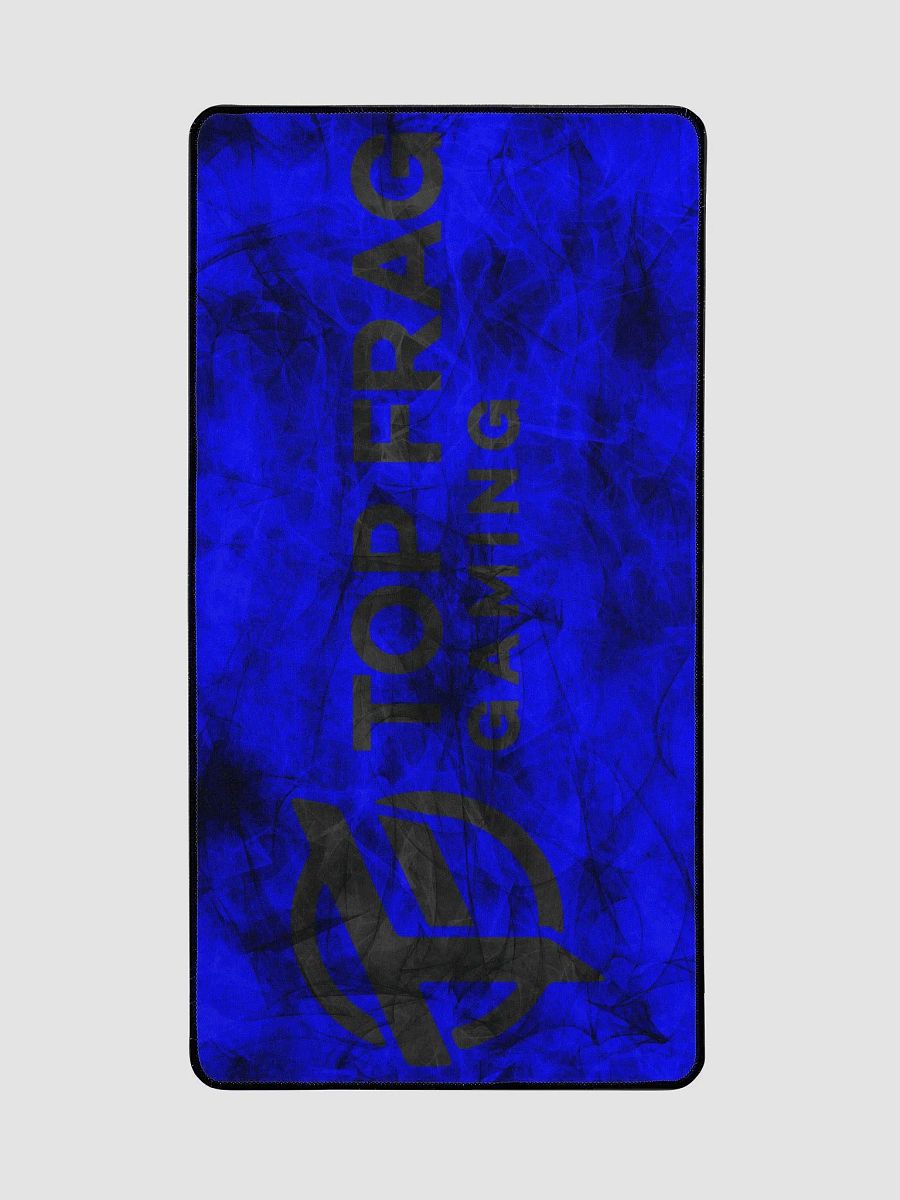 TopFrag™ Blue Spiral Dark Logo Desk Mat 15.5" x 31.5" product image (2)