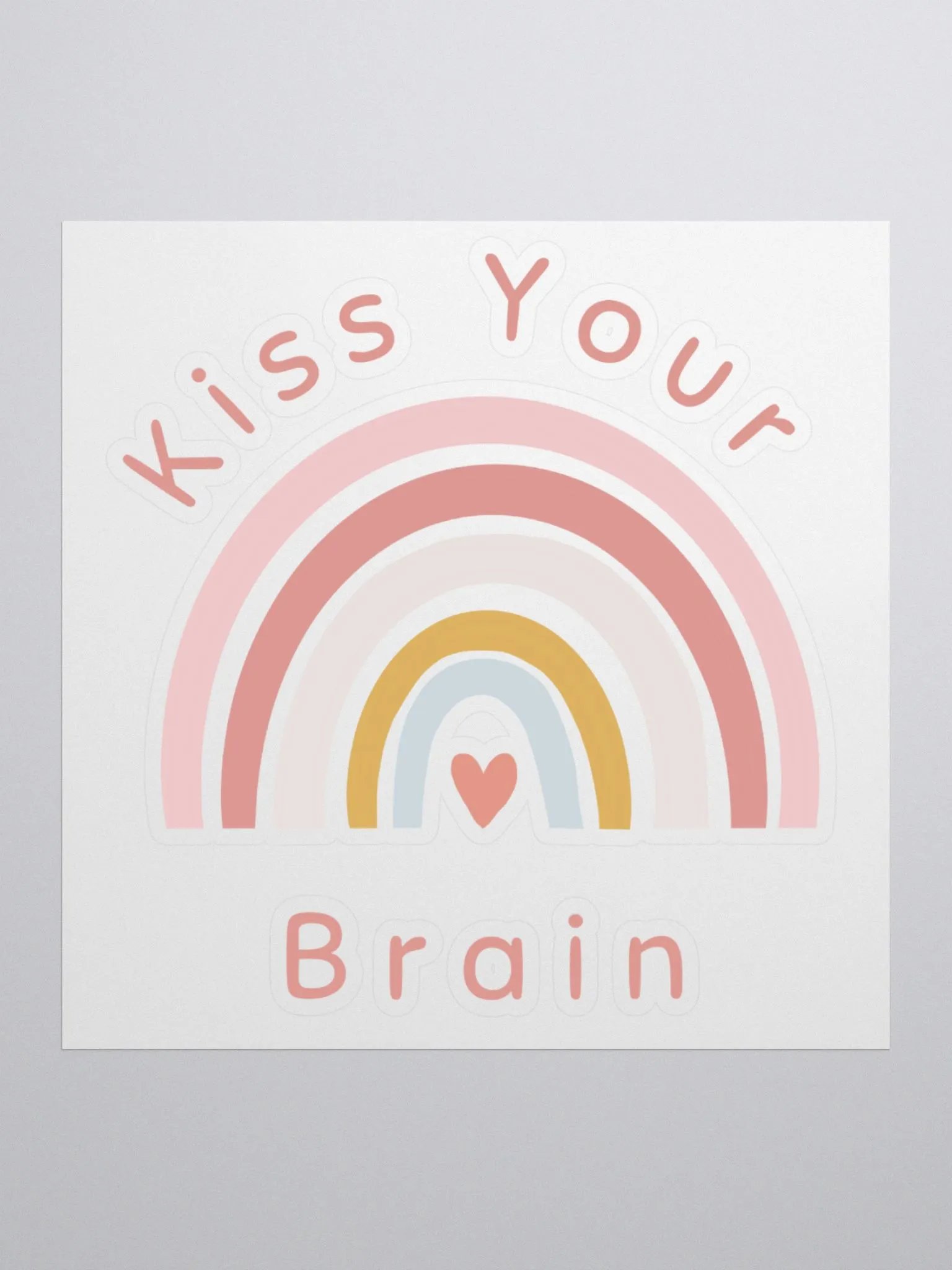 Kiss Your Brain Sticker product image (1)