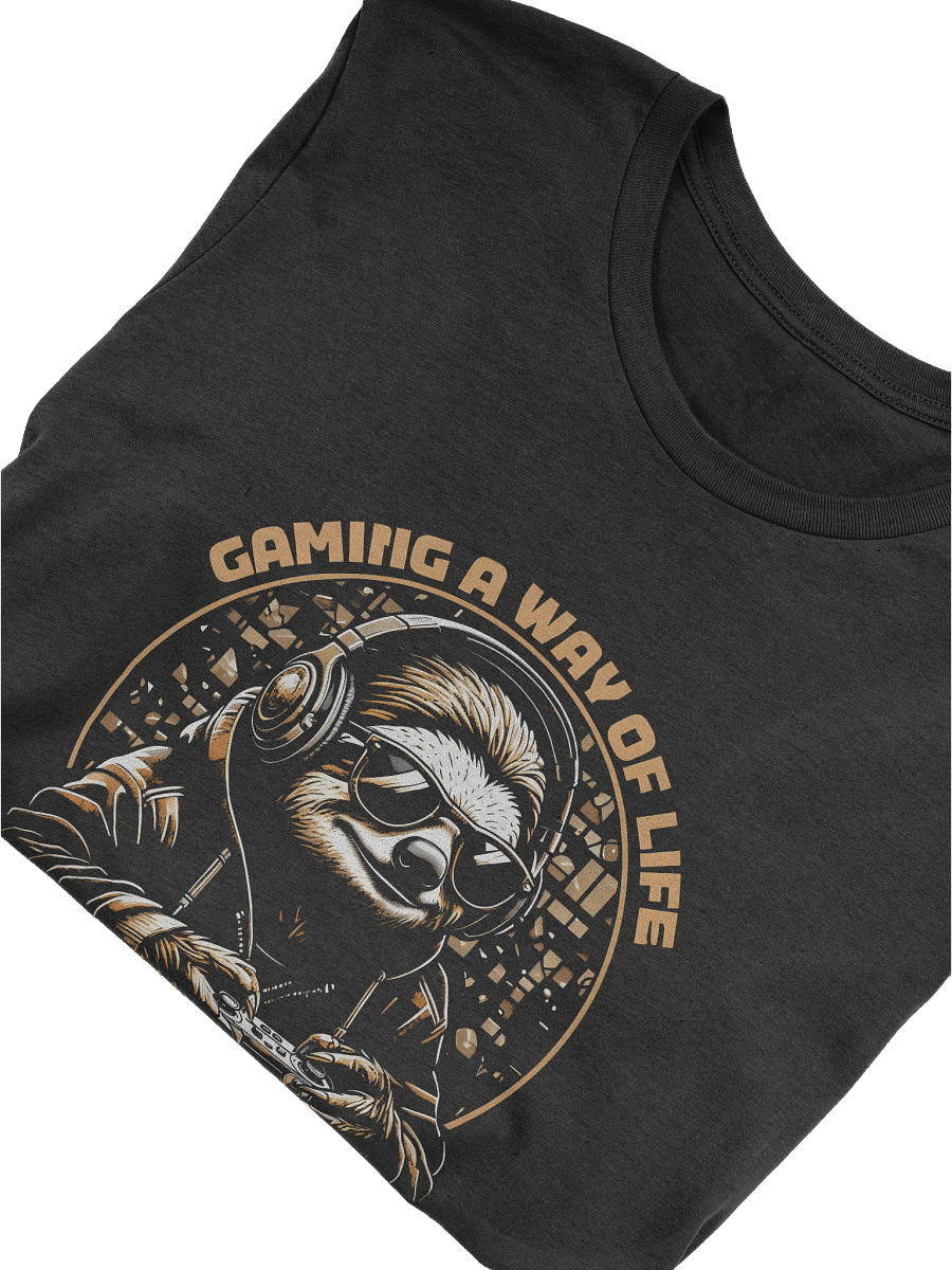 Gaming A Way of Life T-Shirt - Sloth Gamer T-Shirt product image (10)