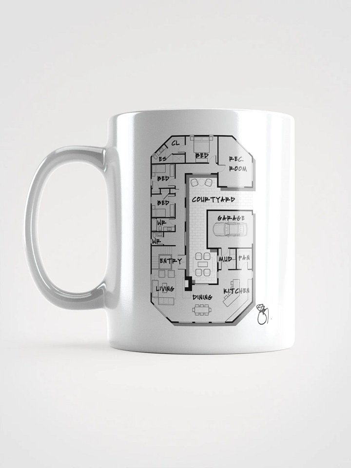 Alphabet Floor Plan Mug - G product image (1)