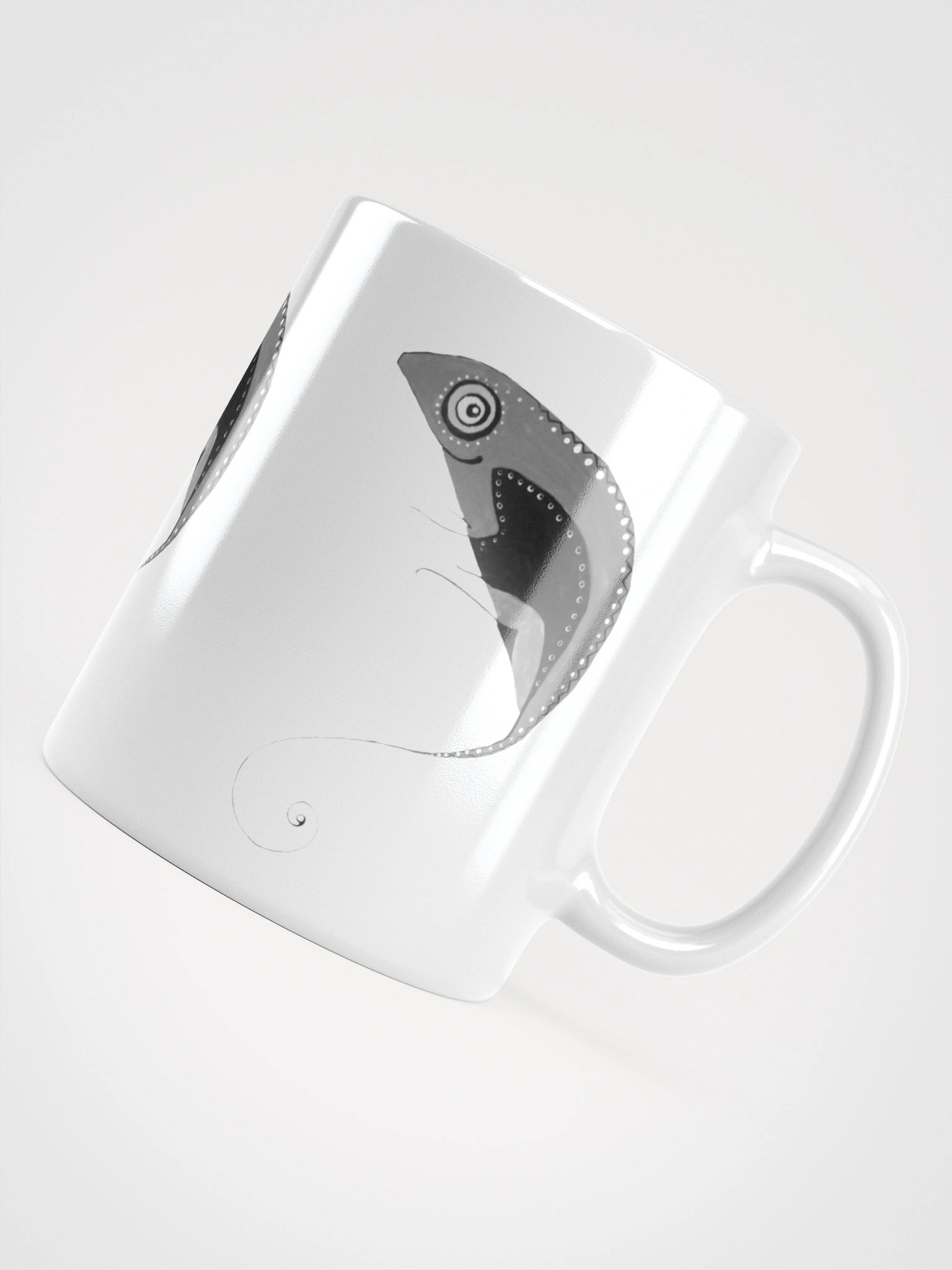 Mystic Lizard Trio - White Glossy Mug product image (10)