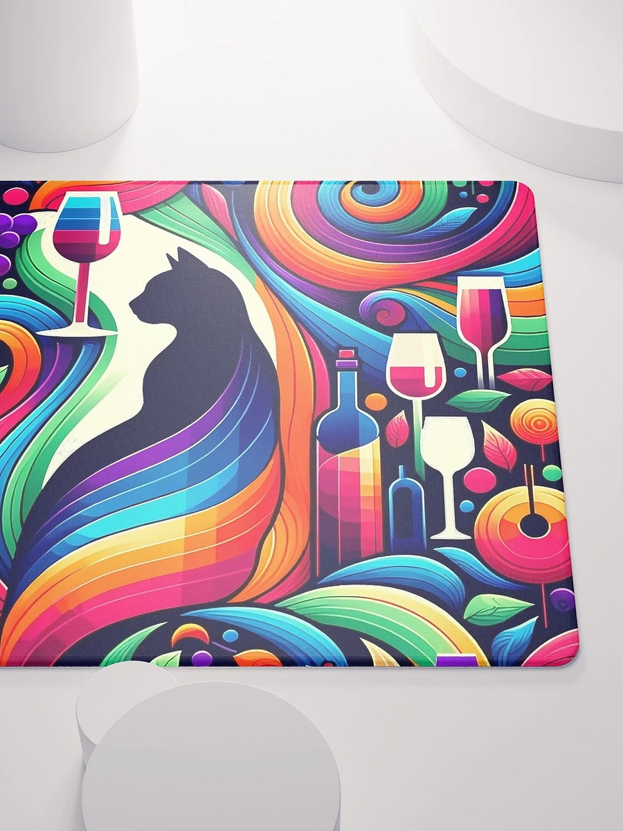 Gaming Mouse Pad: Cats and Wine 3 product image (5)