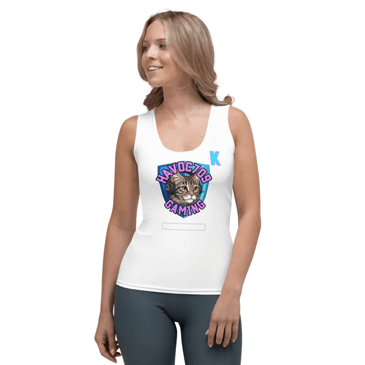 Kitty Krew Ladies 1 Plate Tank Top [white] product image (1)