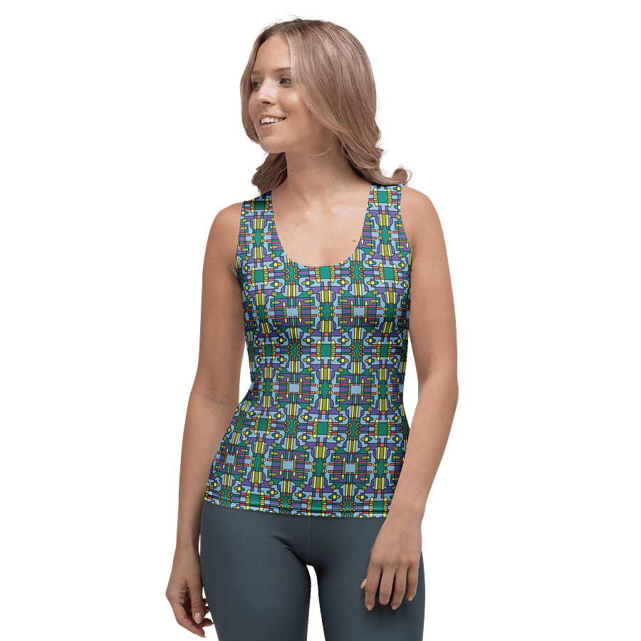 Whimsical Circus Tent – All-Over Print Women’s Tank Top for Yoga and Workout product image (1)