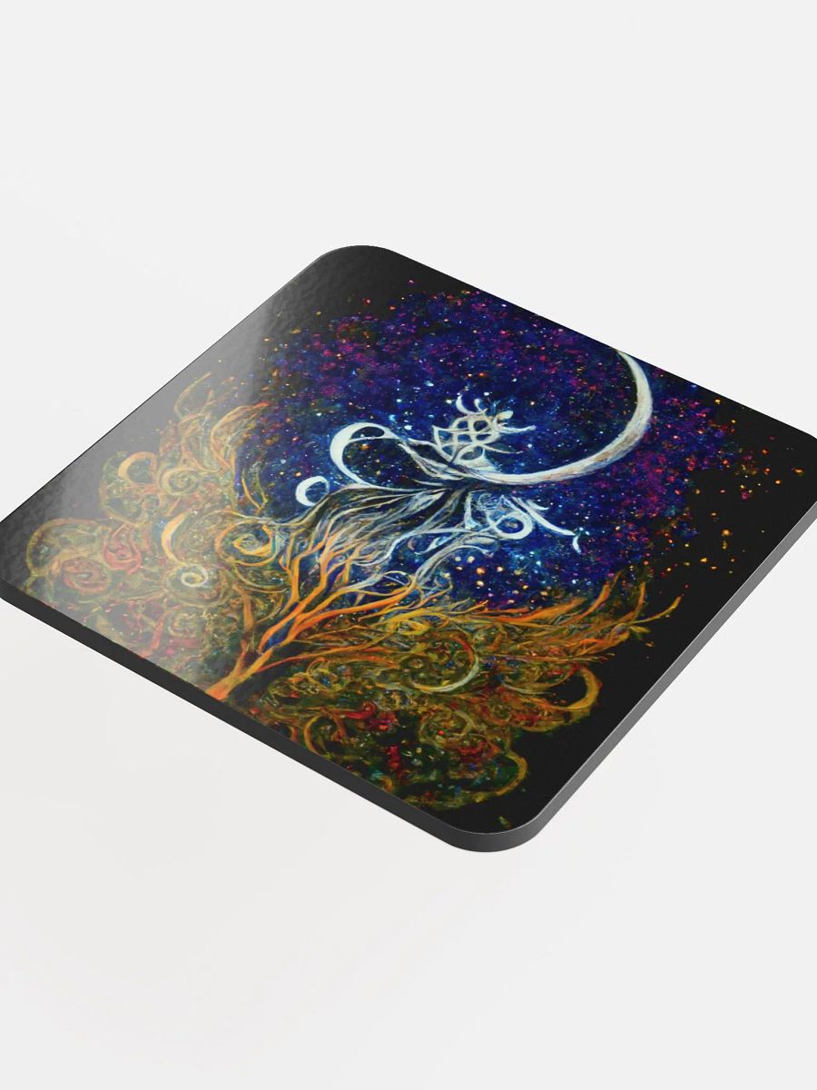 Lunar Blossom Cork Coaster product image (4)