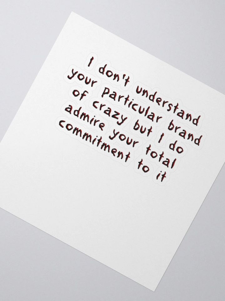 Brand of Crazy - Stickers product image (4)