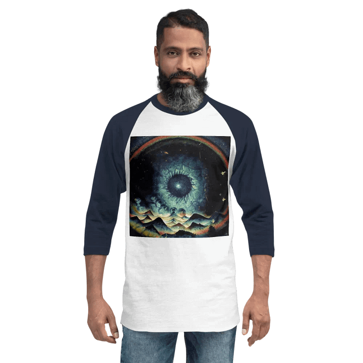 Cosmic Eye Unisex Raglan Tee product image (2)