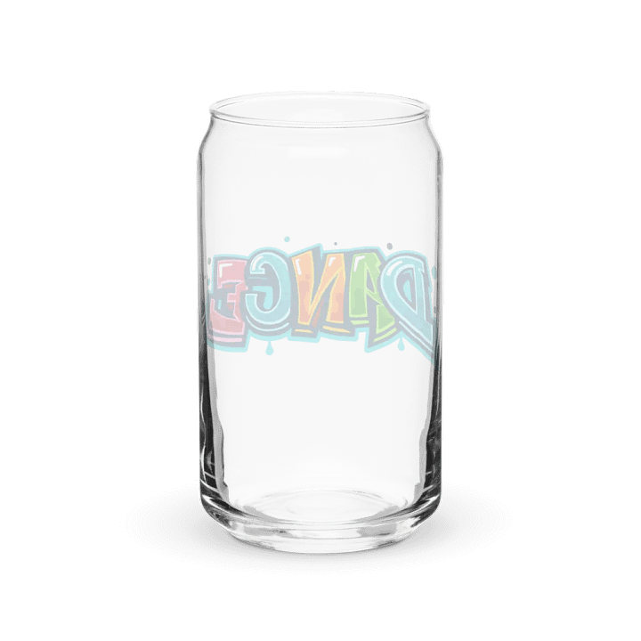 Graffiti Dance Can-Shaped Glass product image (6)