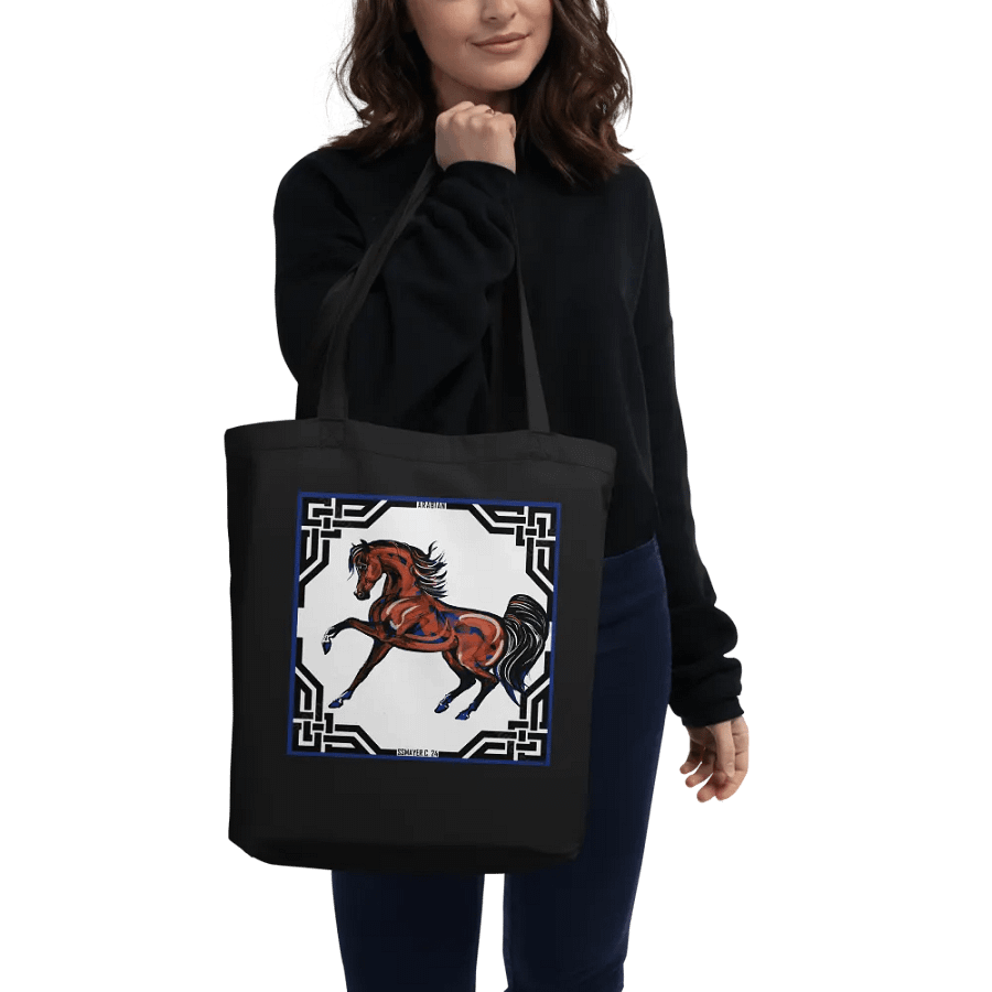 Prancing Bay Arabian Stallion Tote Bag product image (2)
