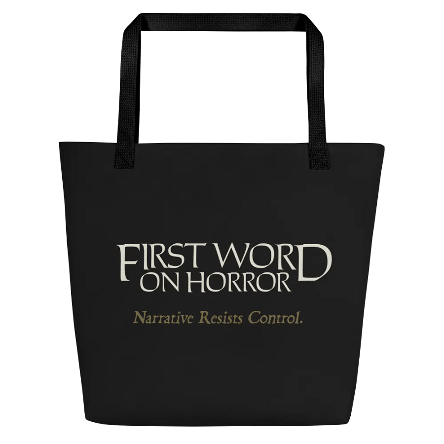 First Word On Horror Paperface Tote product image (2)