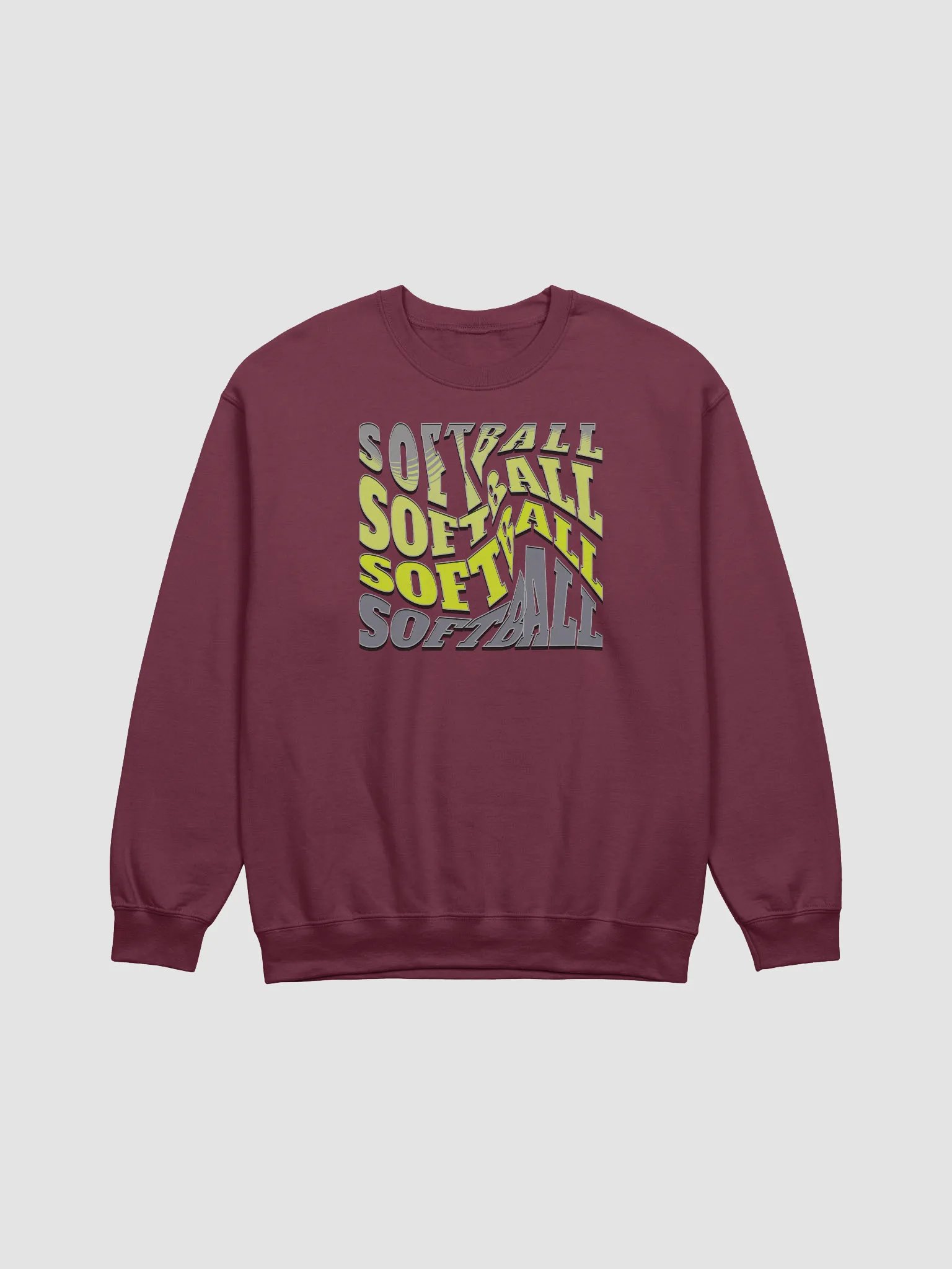 Swirl Softball Chaos Crewneck Sweatshirt product image (5)