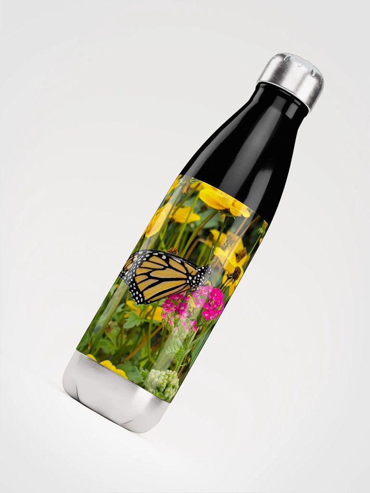 Tropical Monarch Butterfly Stainless Steel Water Bottle product image (1)