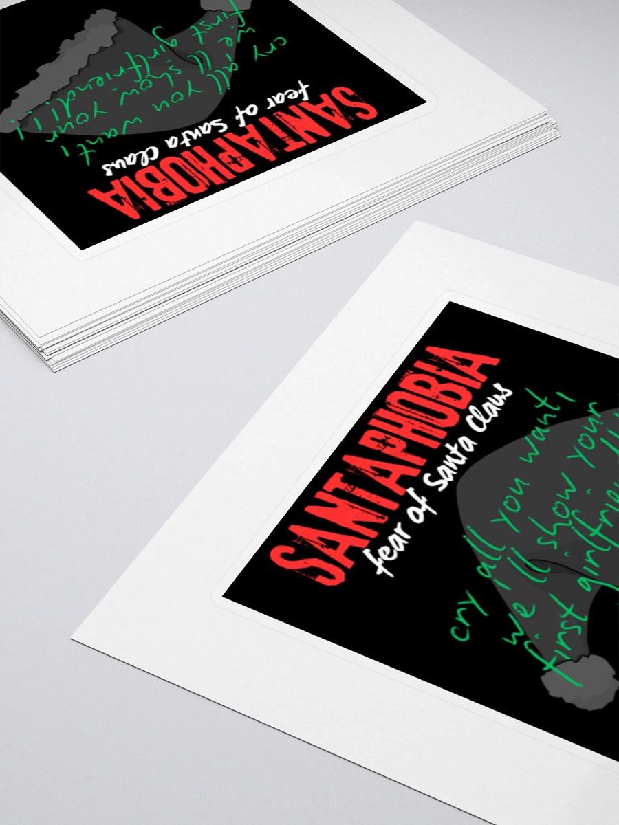 Santaphobia Sticker product image (4)
