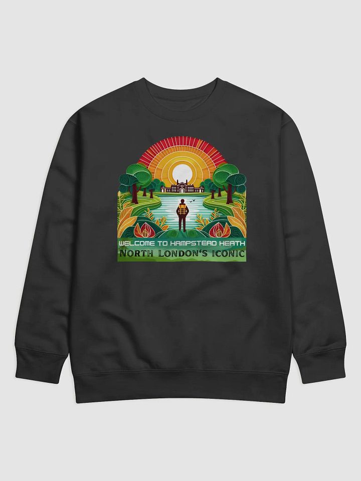 Hampstead Heath Retro Travel Poster Sweatshirt product image (1)