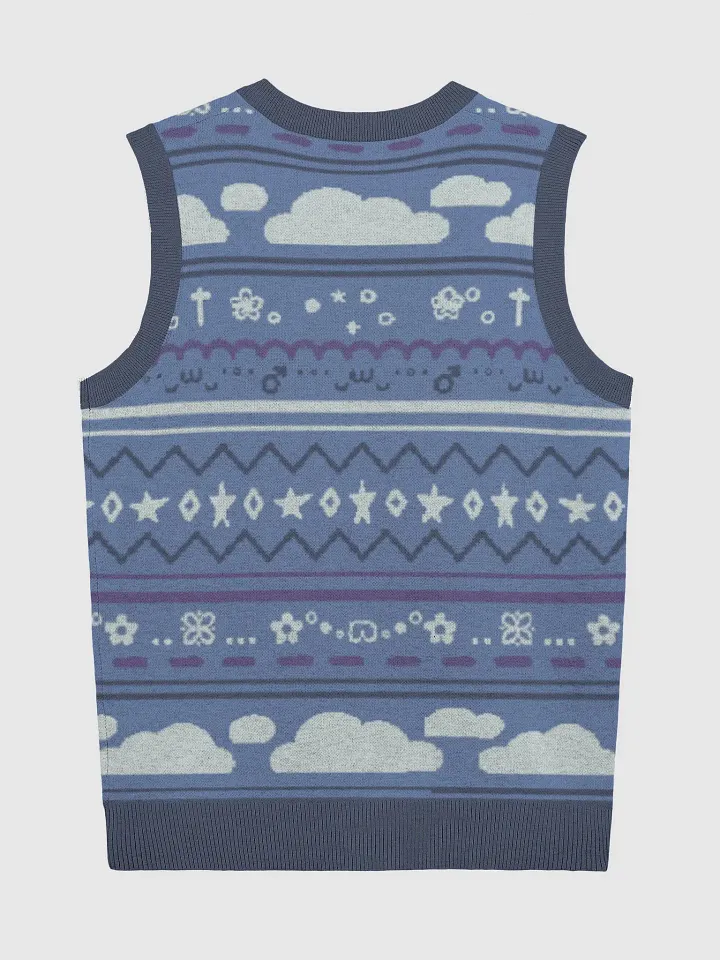 Cloudy Christmas Vest - Blue product image (8)