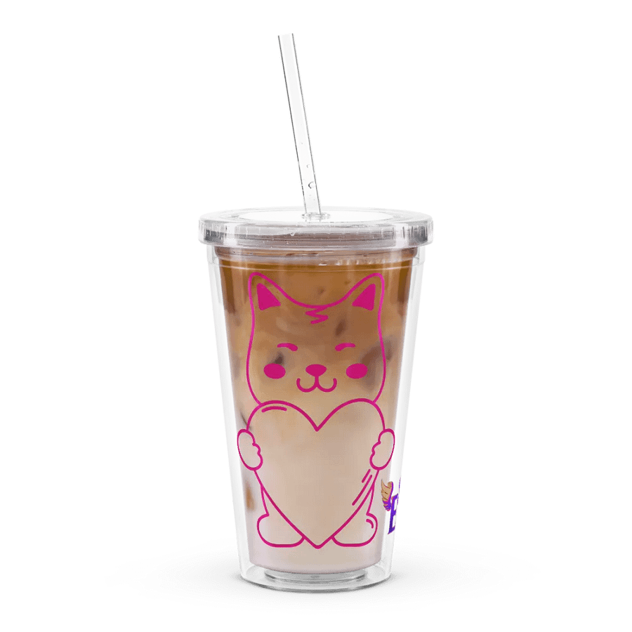 Doggy Heart: Clear Hard Plastic Cup product image (8)