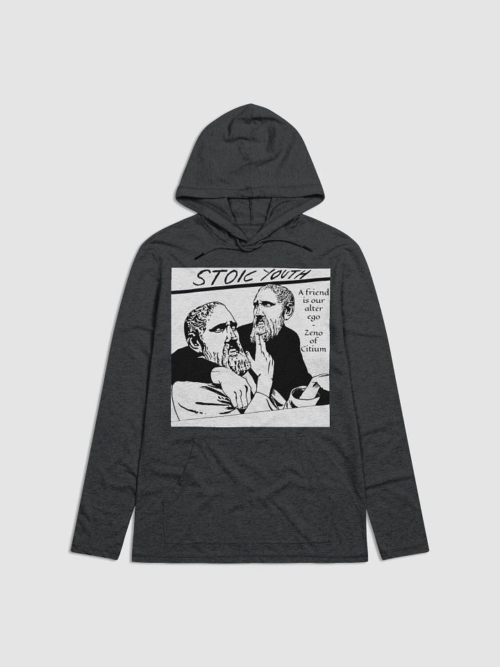 Stoic Youth Zeno of Citium quote District Lightweight Hoodie product image (1)