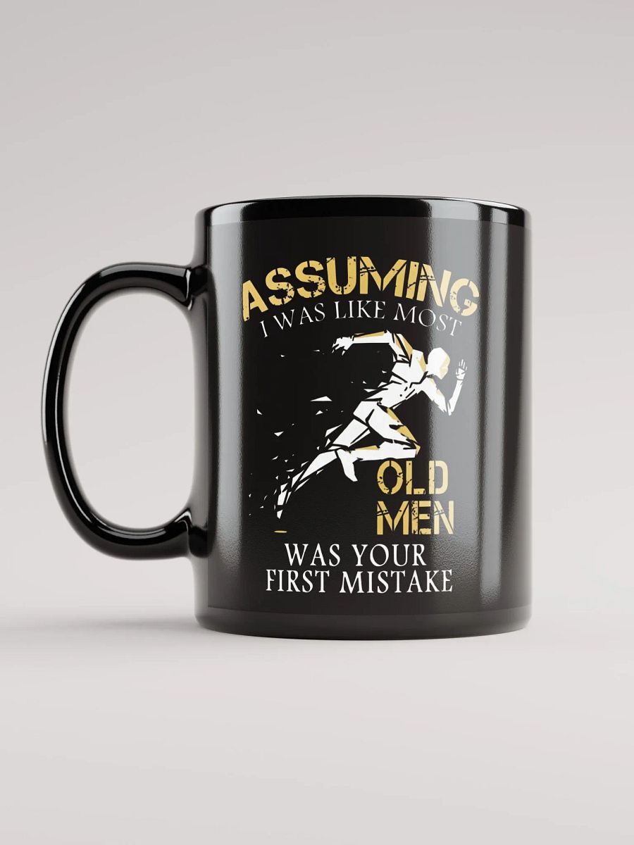 Running runner old man - Glossy Mug product image (4)