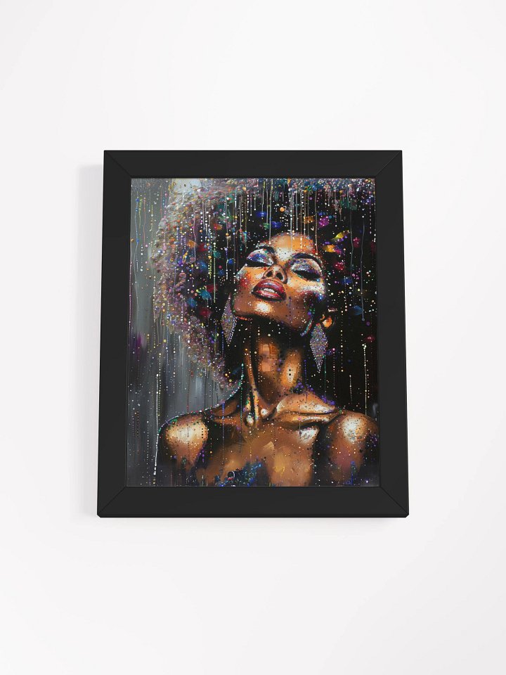 Reigning Wall Art Black Woman Framed High-Quality Matte Poster (in) product image (2)