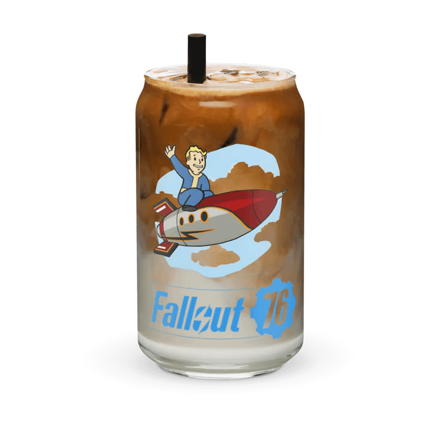 Fallout 76 Rocket Can Shaped Glass Cup product image (36)