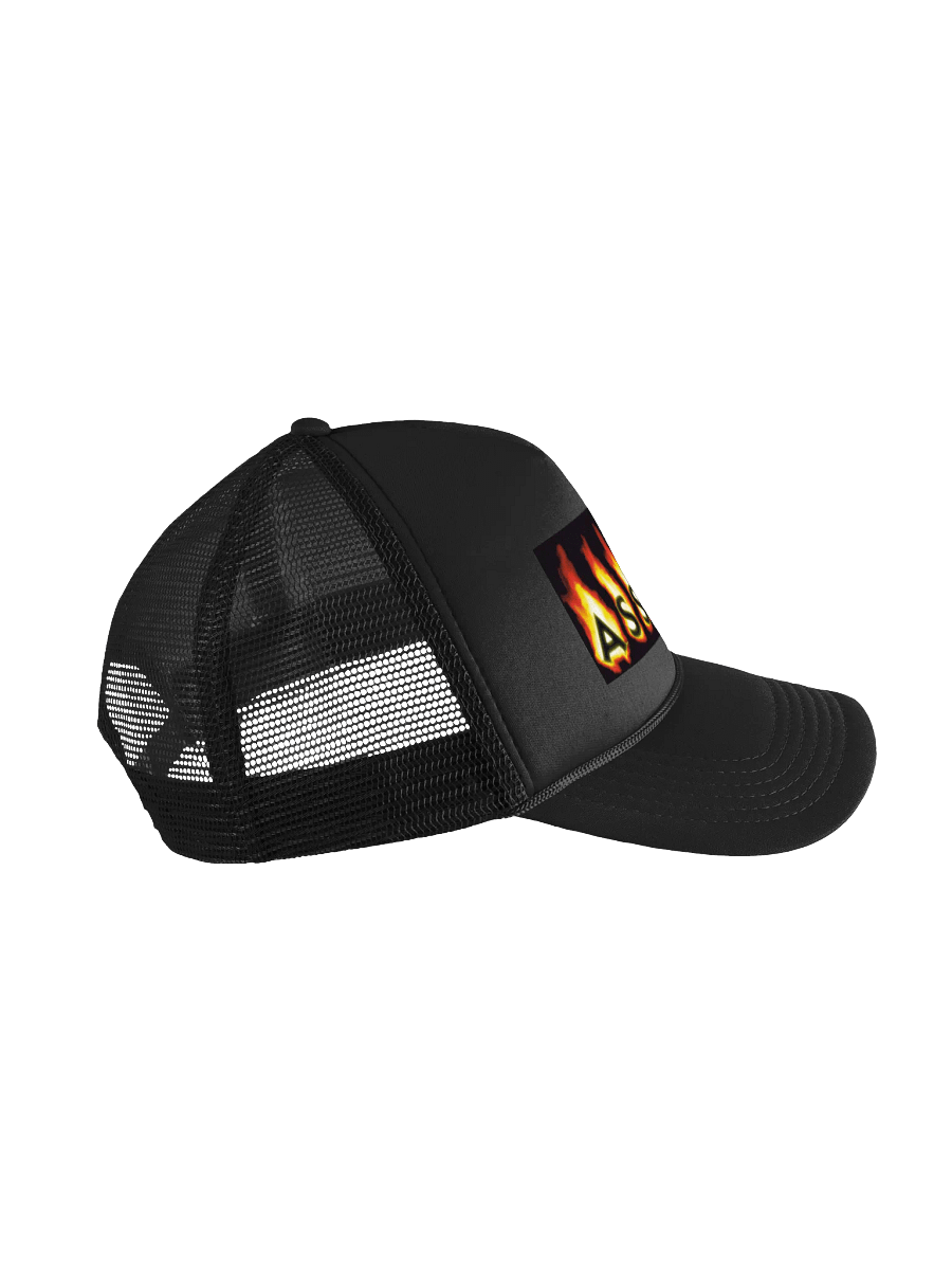 Flaming A**hole v1 (Hat) [Black] product image (3)