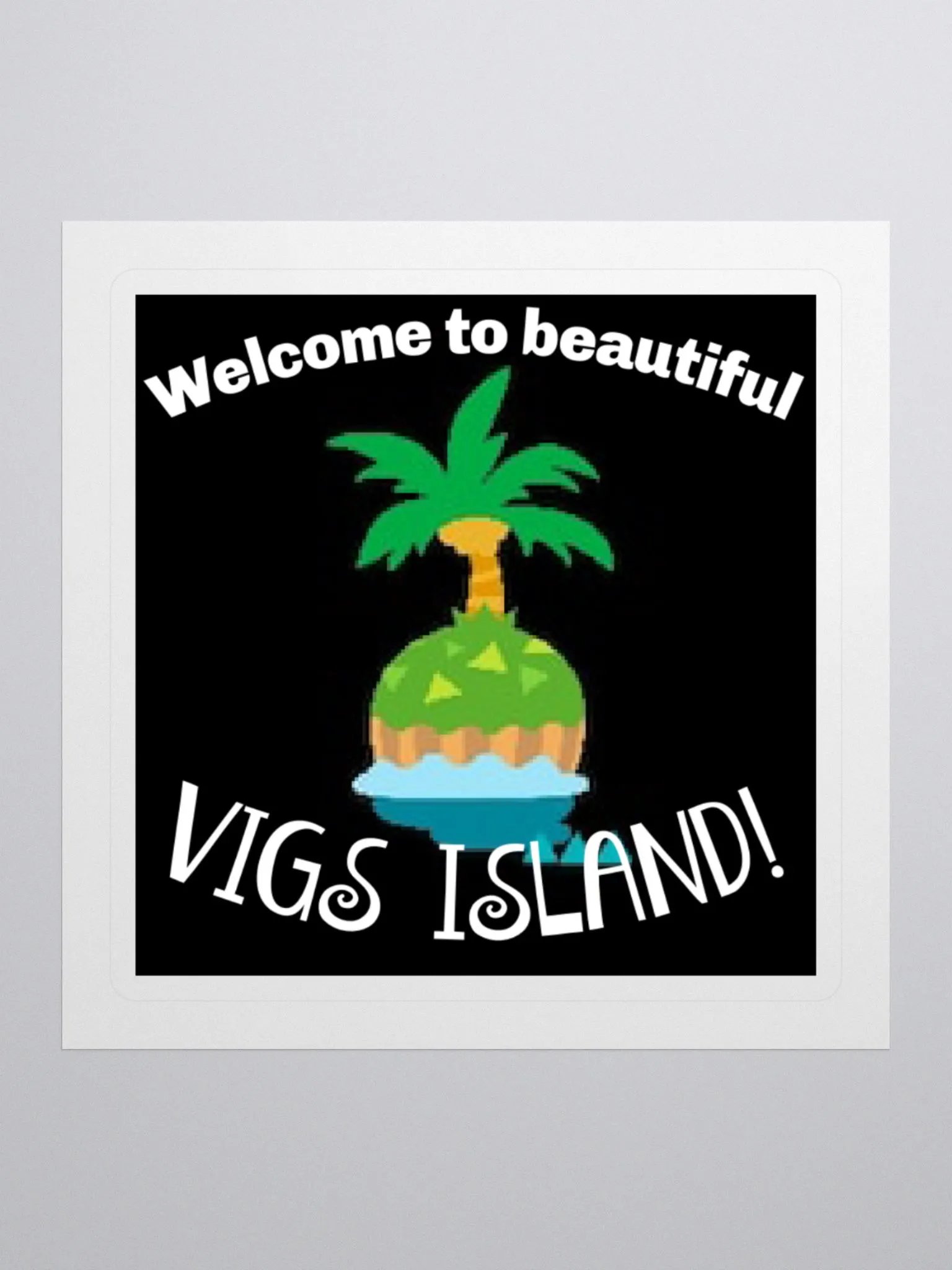 Vigs Island sticker product image (1)