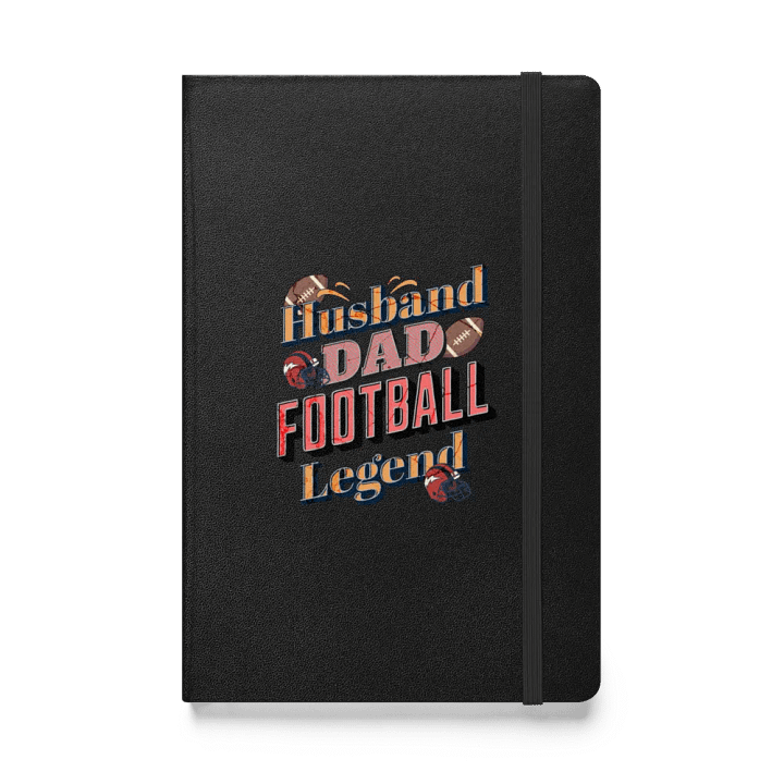 Husband Dad Football Legend Hardcover Notebook product image (1)
