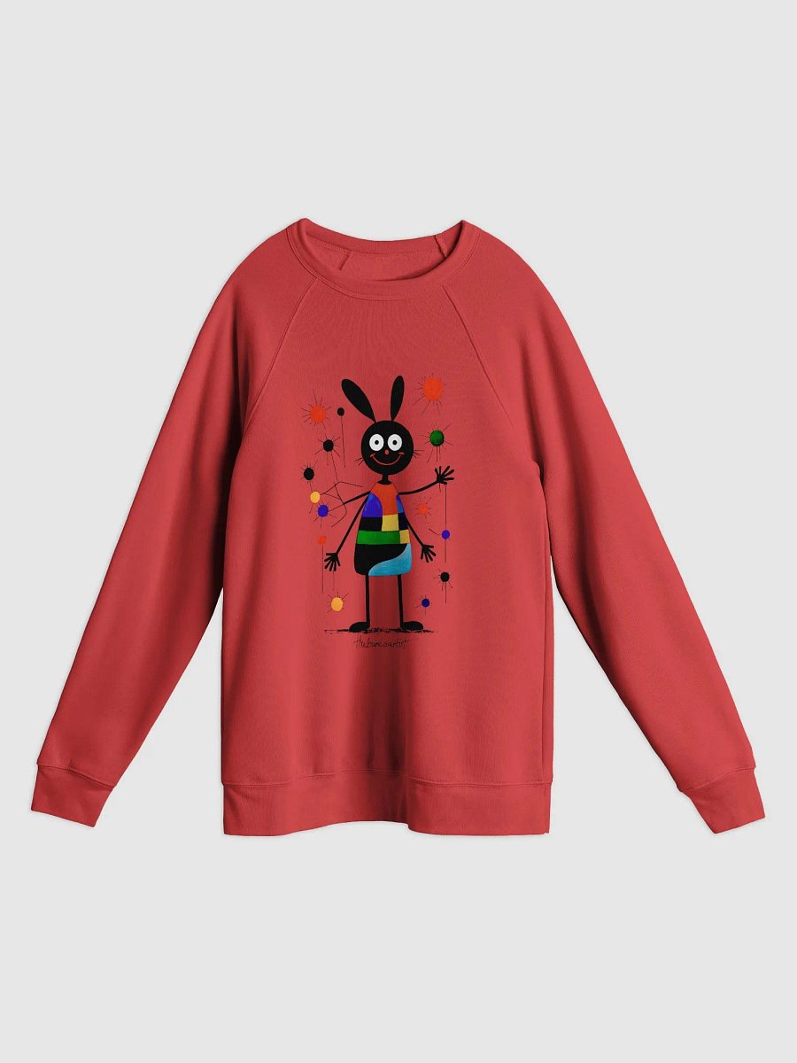 Bella+Canvas Unisex Sponge Fleece Raglan Sweatshirt product image (5)