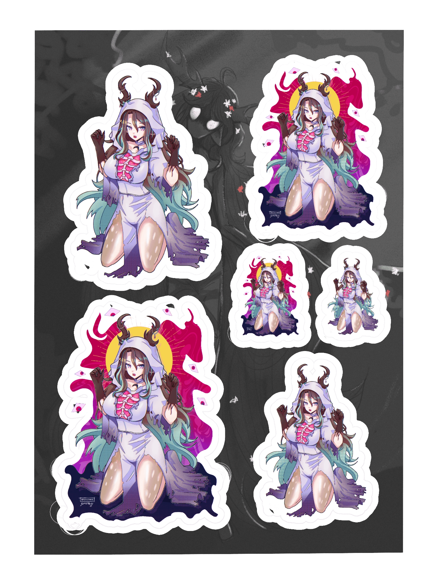 Spectral Doll Sticker Sheet product image (3)