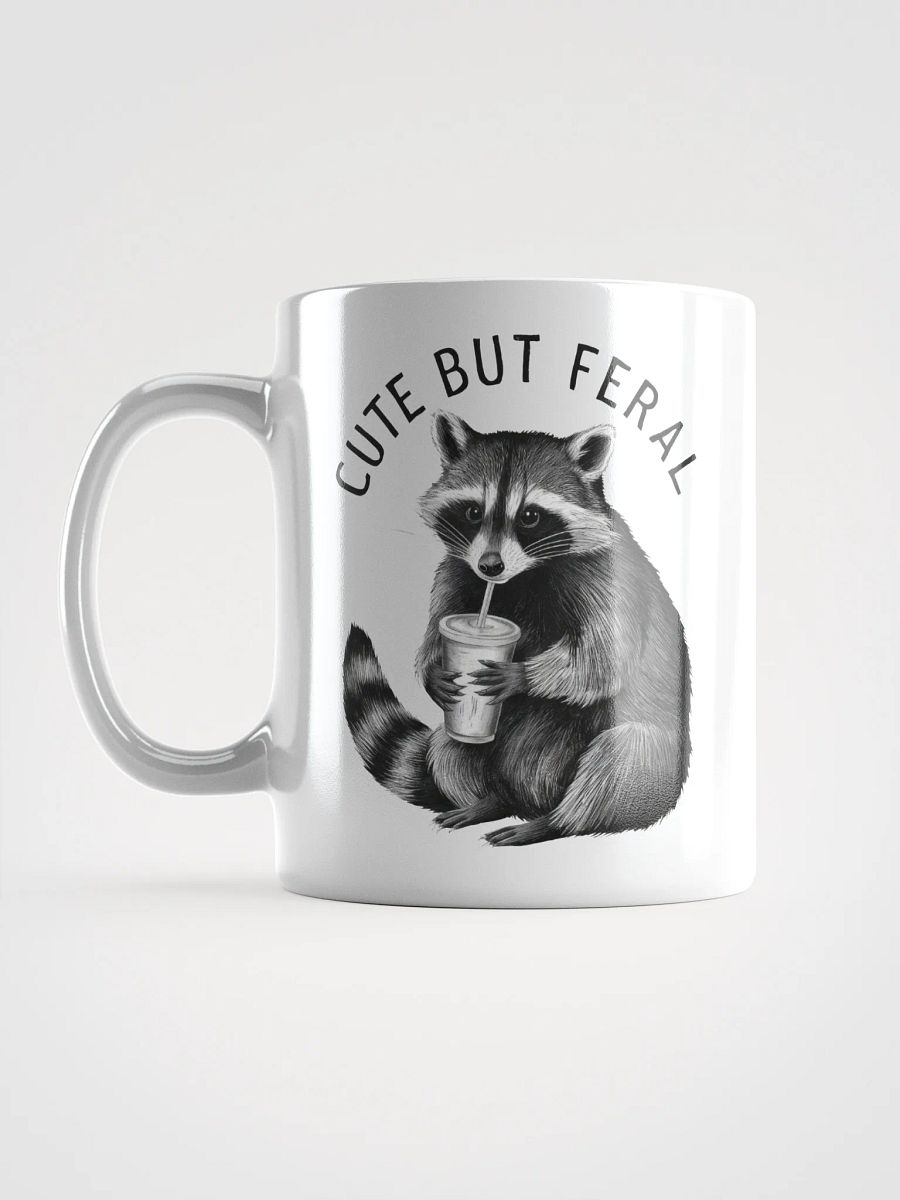 Cute But Feral Raccoon Mug product image (16)