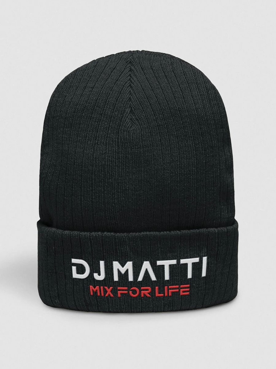 DJ Matti Ribbed Knit Beanie product image (1)