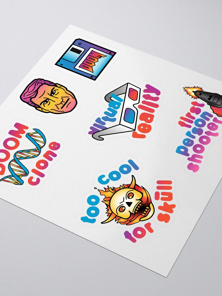 'Doom Clone' Sticker Sheet product image (3)