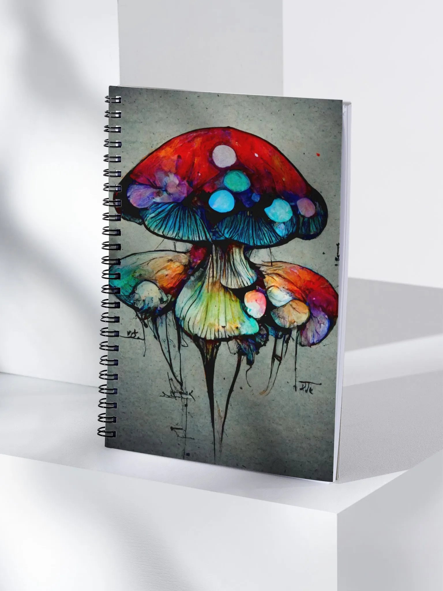 Psychedelic Mushrooms Spiral Notebook product image (4)