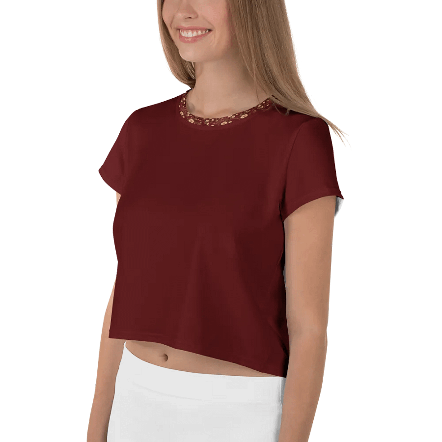 Agni - Crop Top Tee - Red product image (3)