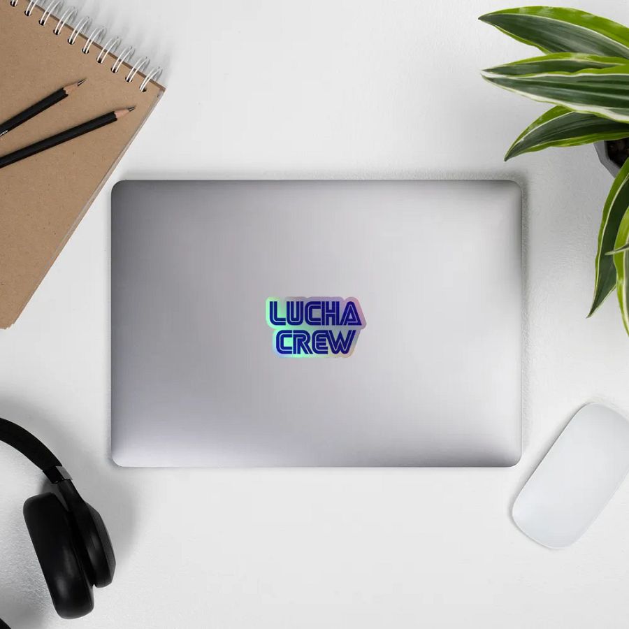 LUCHA CREW logo holo sticker product image (9)