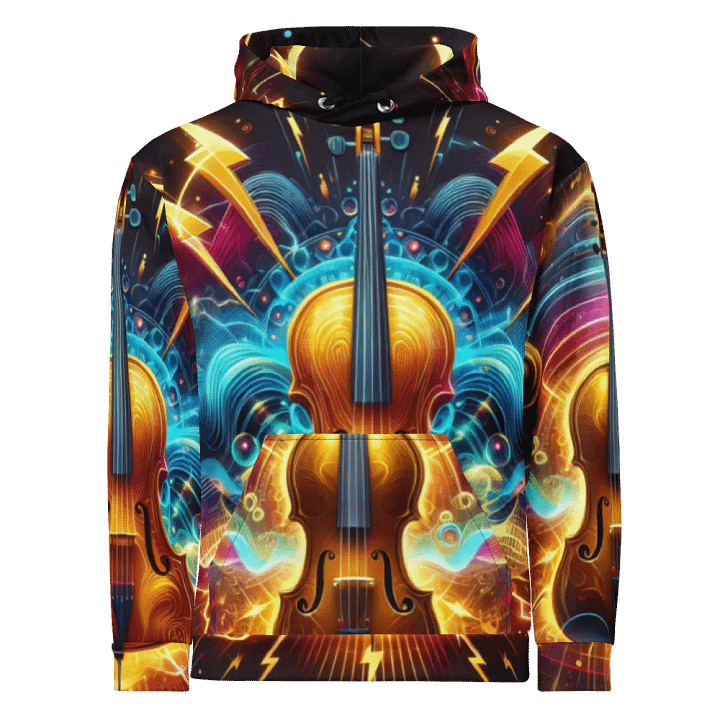 Violin Musical Instrument - All-Over Unisex Hoodie #2 product image (1)