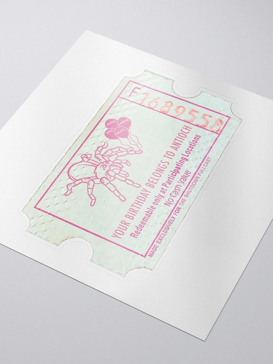 Antioch Ticket Sticker product image (3)