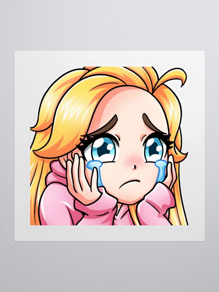 Melissa Sad Emote Sticker product image (1)