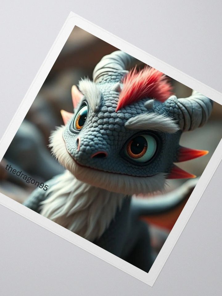 🐉 Flammie – Cute Dragon Sticker 🔥✨ product image (2)