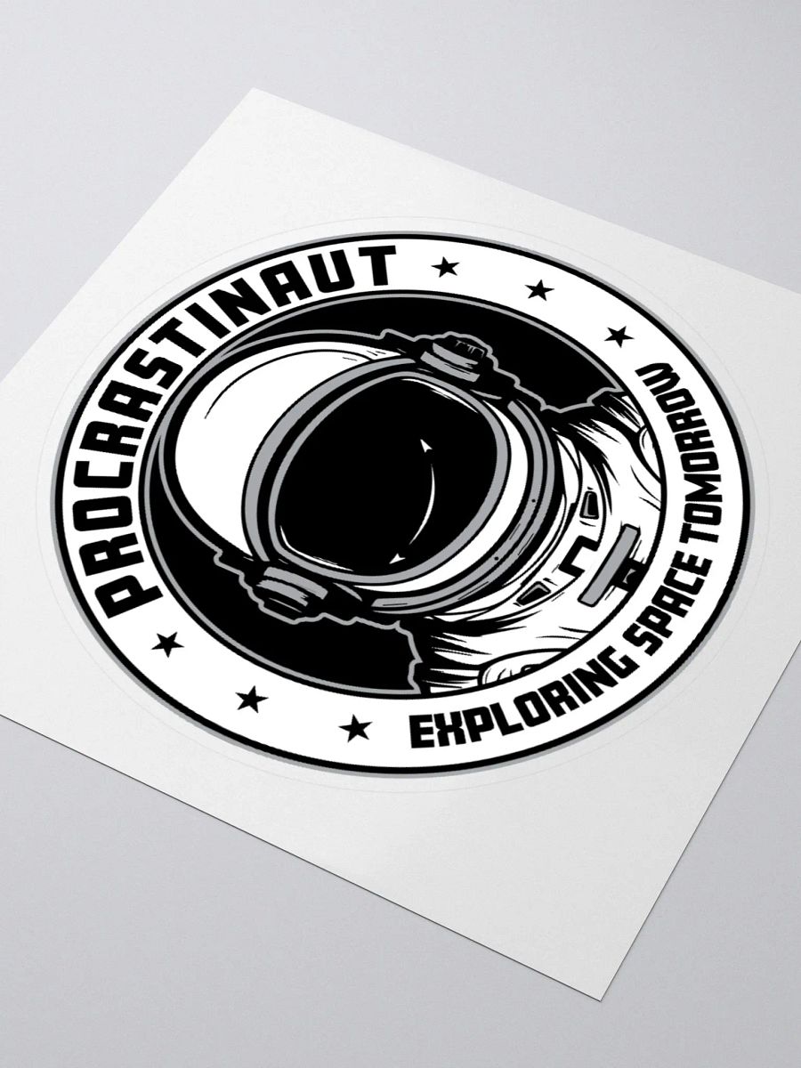 Procrastinaut Sticker – For Space Lovers Who Take It Slow product image (9)
