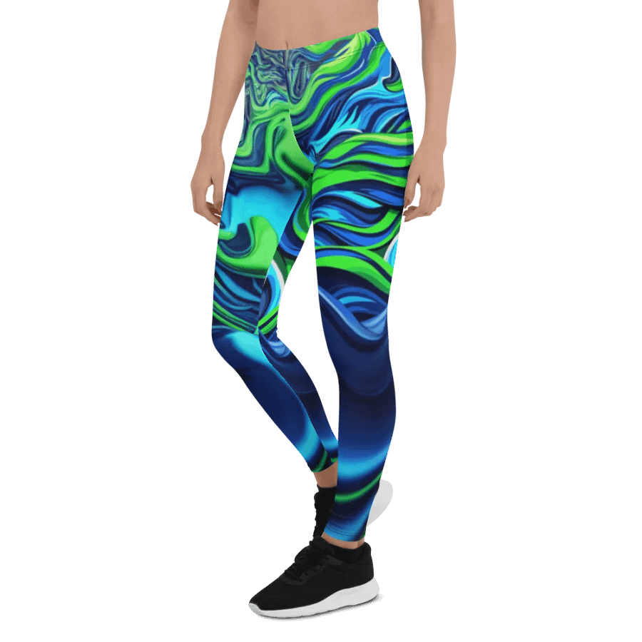 Aqua Swirl Allure Leggings product image (4)