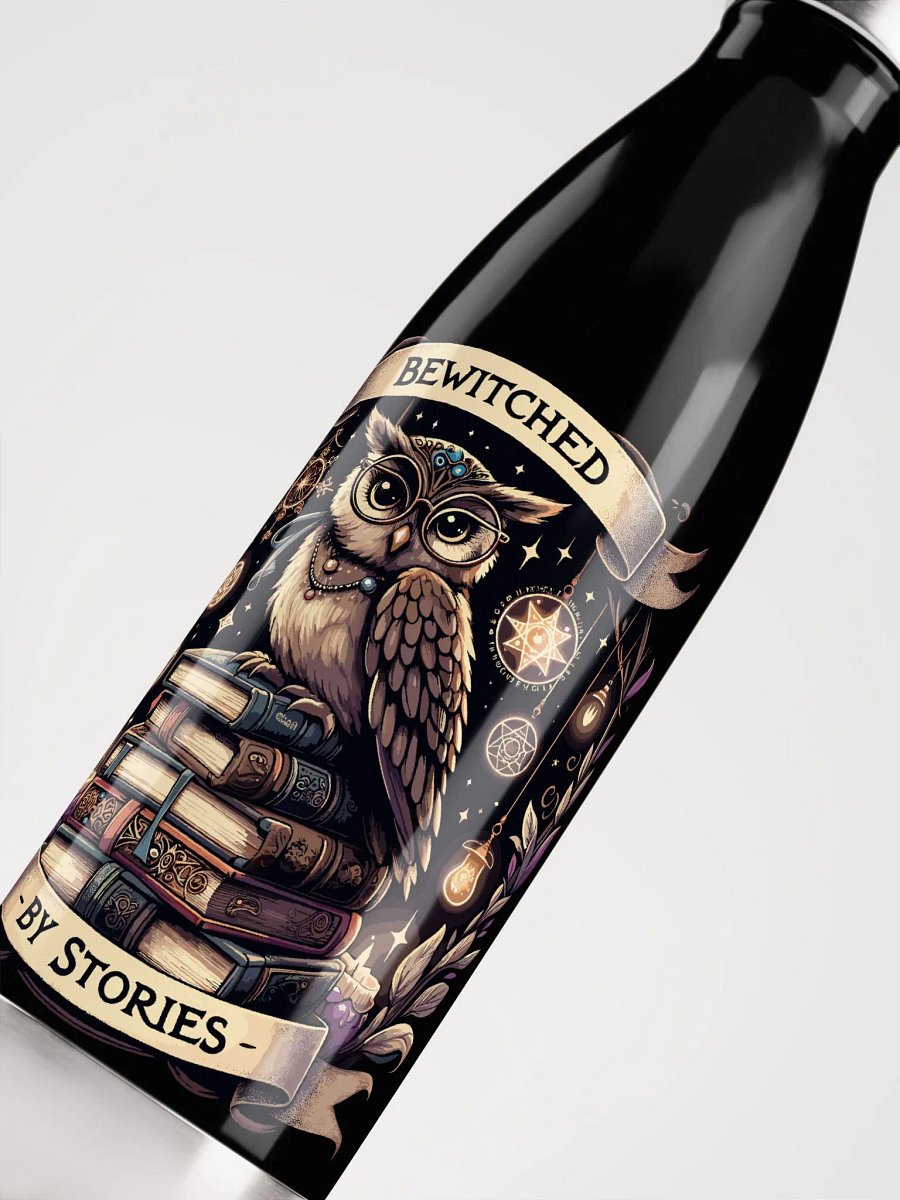 Bewitched by Stories- stainless steel water bottle product image (5)
