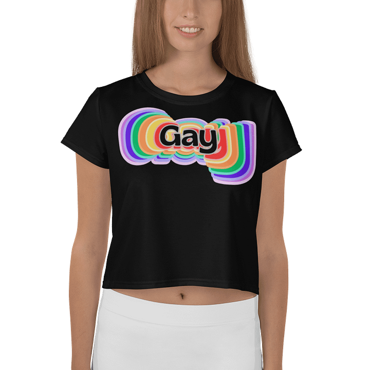 LGBTQIAP2S+ 2025, Rainbow Gay, Crop Top product image (2)