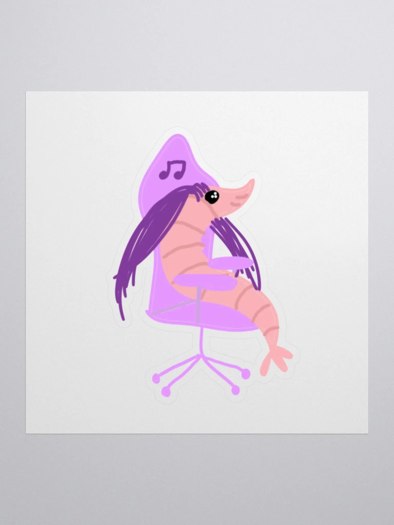 Gaymer Shrimp Sticker product image (1)