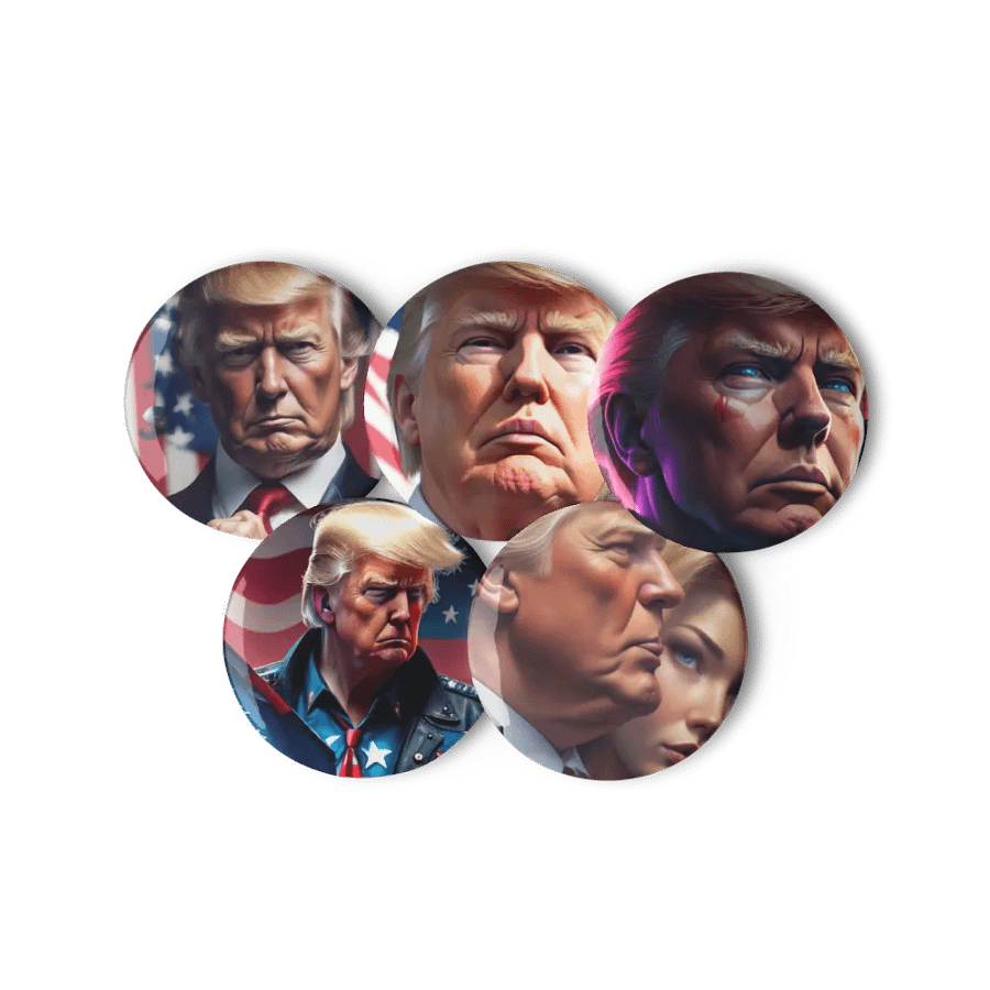 Patriotic Portrait Pin Set 2 product image (6)