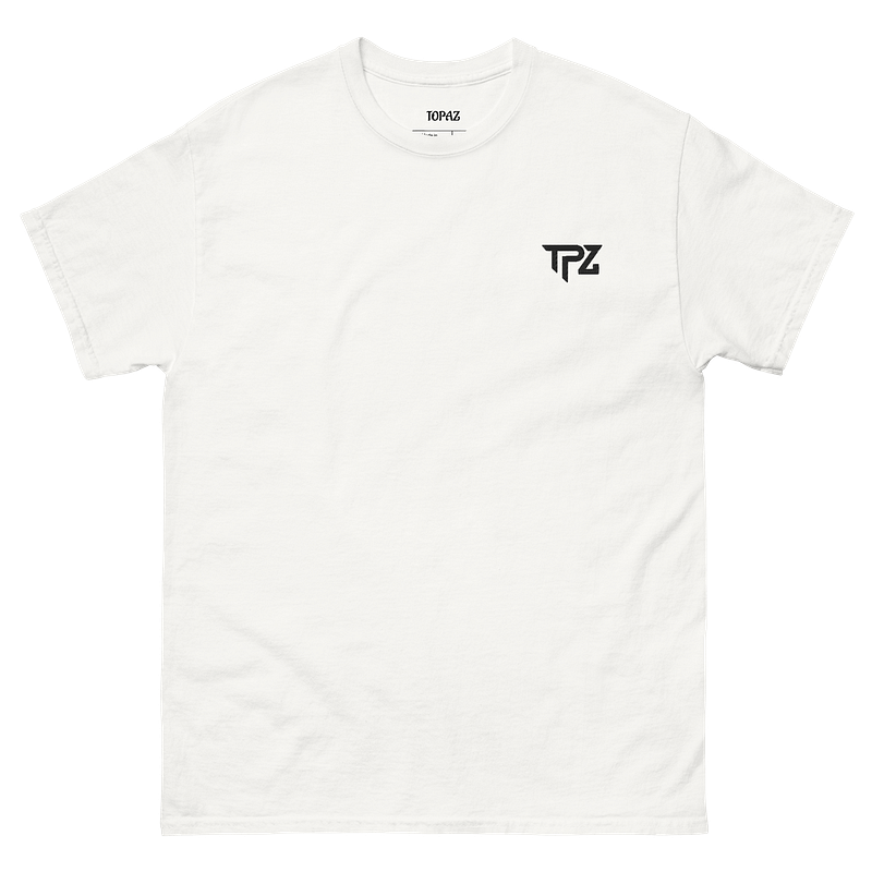TPZ New Beginning (WHITE EMBROIDERED T-SHIRT)