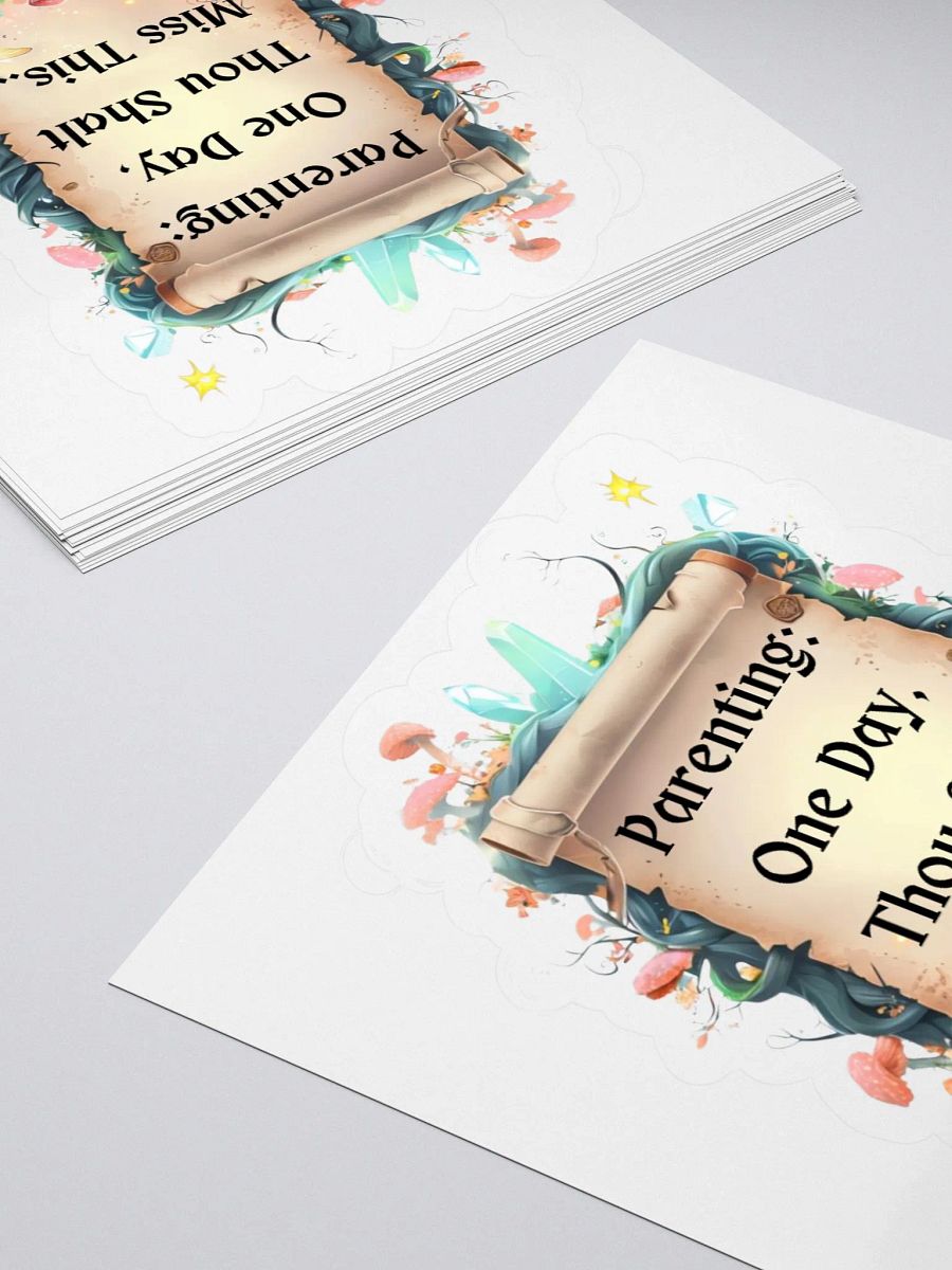 Parenting: One Day, Thou Shalt Miss This – Funny Mom Sticker, Parenting Humor, Fairytale Mom Life Decal product image (12)